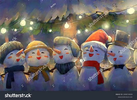 Christmas Oil Painting