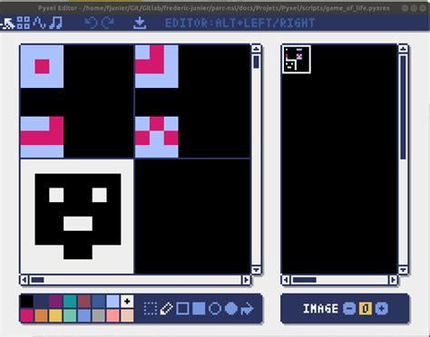 Codage Simple Pyxel Python 的图像结果