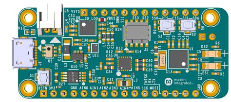 MAX32650FTHR Feather Board Evaluation Kit - Analog Devices / Maxim ...