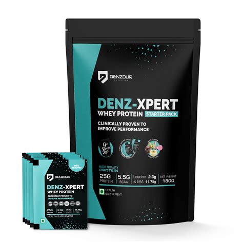 DENZOUR NUTRITION Xpert Whey Protein Powder - Muscle Growth & Recovery