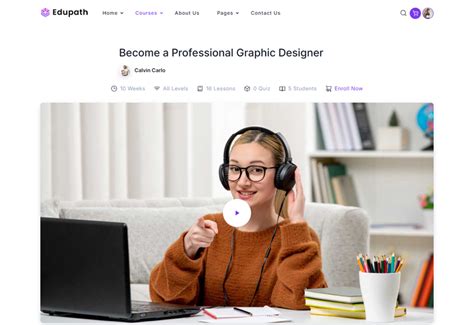 Edupath - PHP Online Courses & LMS Education Template