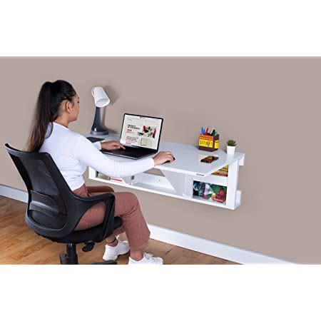 INVISIBLE BED Invisiblebed Wall Mounted Folding Table with Shelf and ...