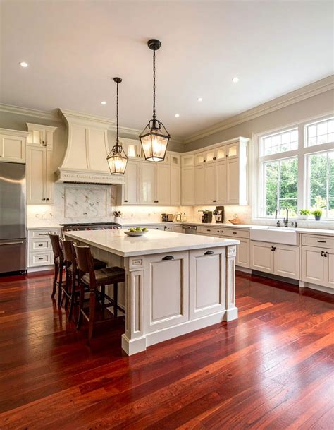 15 Kitchens With Wood Floors for a Warm and Inviting Look
