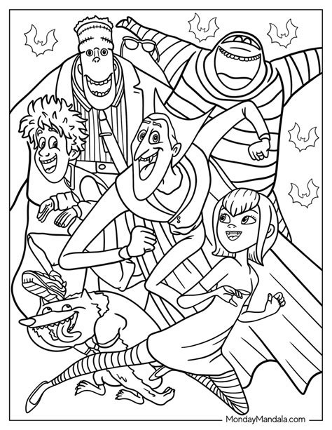 20 Hotel Transylvania Coloring Pages (Free PDF Printables) | Mermaid ...