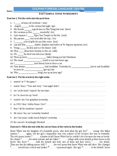 Past Simple Worksheet 的图像结果