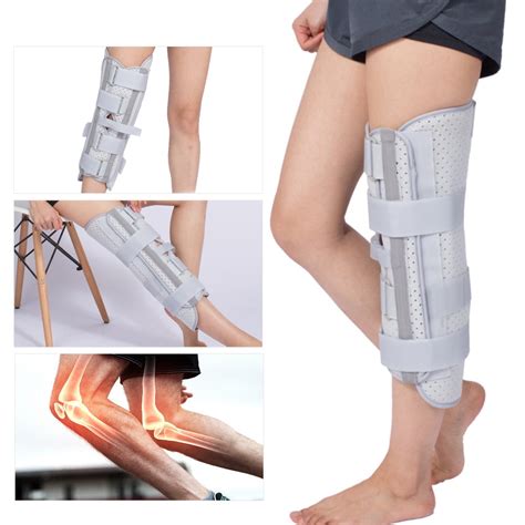 Buy Tebru 3 Types Adjustable Knee Joint Brace Surgical Fixation ...