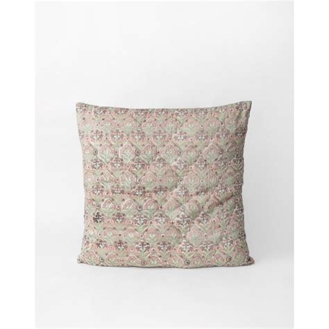 Buy Fabindia Taupe Tyma Cushion Cover Online