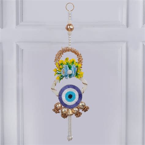 Handcrafted Blue Evil Eye Hanging