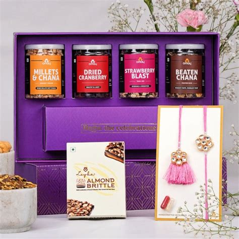 Rakhi Gifts for Bhai Bhabhi 2025 - Omay Foods