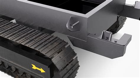 Crawler Chassis for Portable Concrete Pump 3D | 3D Molier International
