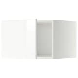 METOD top cabinet for fridge/freezer, white/Ringhult white, 60x60x40 cm ...