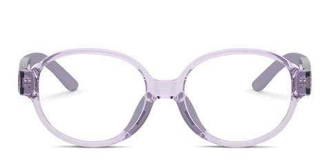 Polo Ralph Lauren PP8552U Kids Purple, Clear Prescription Eyeglasses