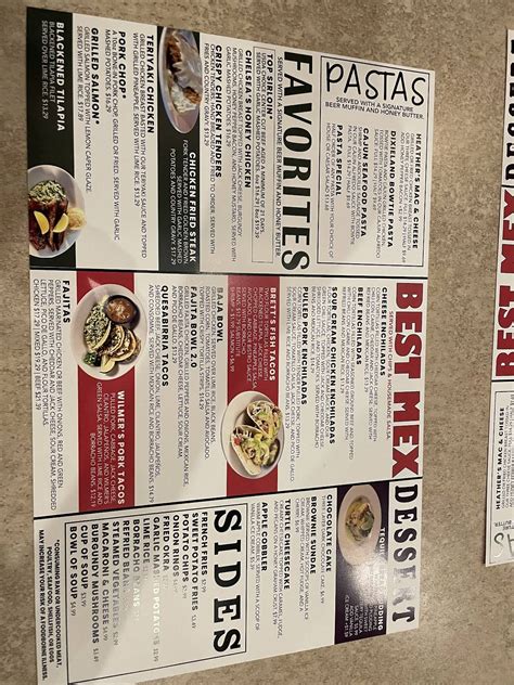 Menu at Interurban Restaurant, Edmond, E Danforth Rd