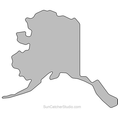 Alaska Map Outline