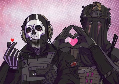 ghost and konig (call of duty and 1 more) drawn by jazmeanb | Danbooru