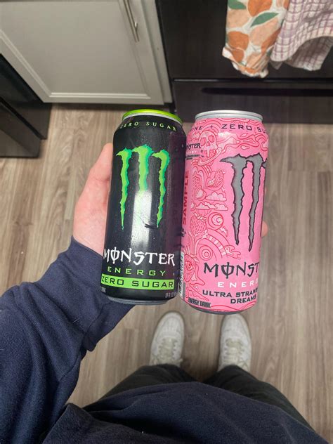 Monster OG (zero sugar) & ultra strawberry dreams : r/energydrinks