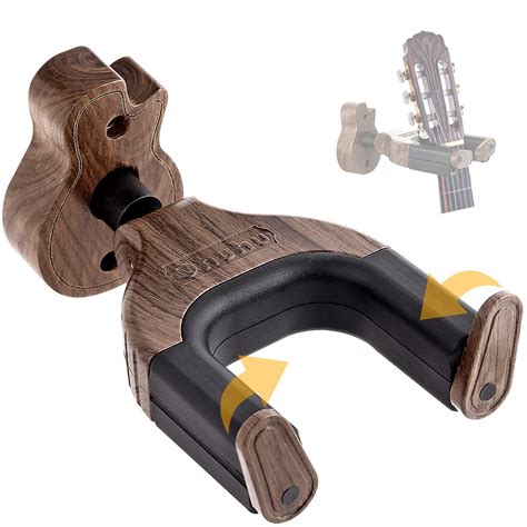 Guitar Wall Mount Hanger Auto Lock, Ohuhu Guitar Hanger Wall Hook ...