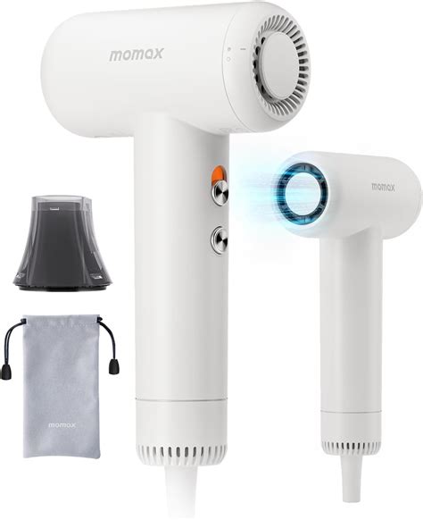 Amazon.com : momax High-Speed Hair Dryer - Mini Blow Dryer with 110,000 ...