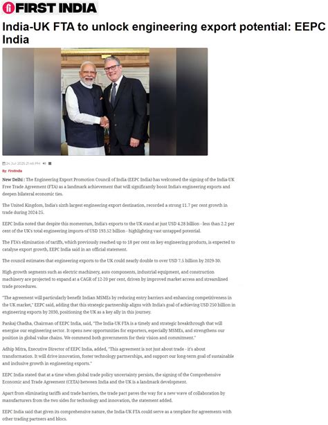 Engineering Export Promotion Council of India: EEPC India