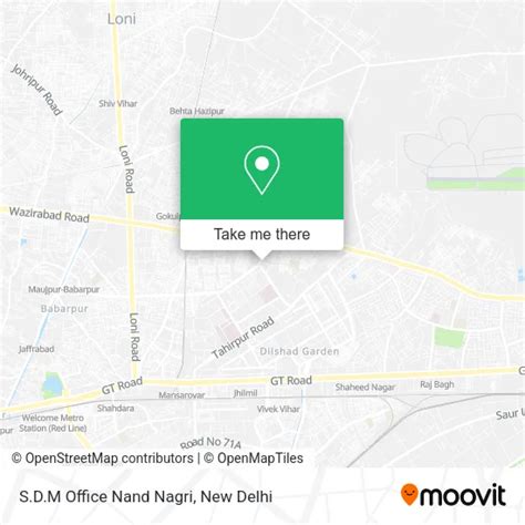 How to Get to S.D.M Office Nand Nagri in Delhi by Bus, Metro or Train?