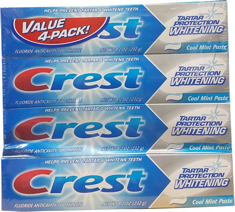 Amazon.com : Crest Tartar Control Toothpaste, 4 Count : Health & Household