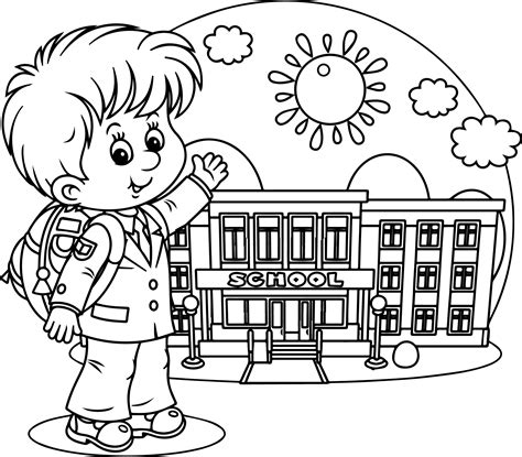 Elementary School Coloring Pages at GetColorings.com | Free printable ...