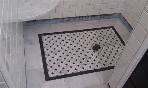 Marble Basketweave Floor Tile - ElviraSerrano