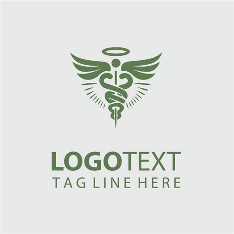 Staff Of Healing Caduceus Symbol design 57698096 Vector Art at Vecteezy