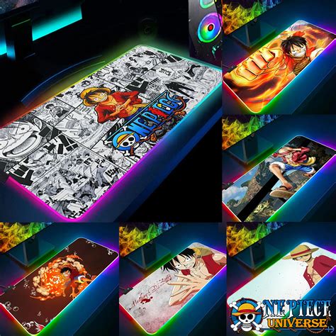 One Piece Luffy Mousepad Gaming Led RGB (10 Colors) | One Piece ...