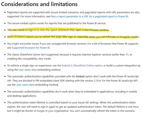 Power BI Report embedded in iframe stuck on login - Microsoft Fabric ...