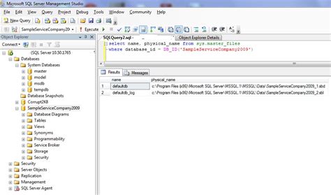 Moving Database Log File SQL 的图像结果
