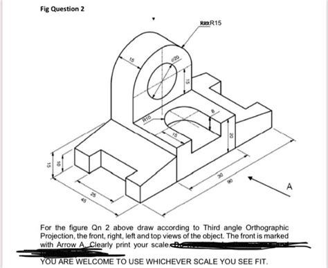 Orthographic Drawing Examples Using Third Angle 的图像结果