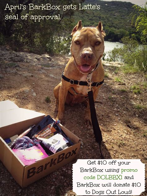 Get $10 off your BarkBox and BarkBox will donate $10 to Dogs Out Loud ...