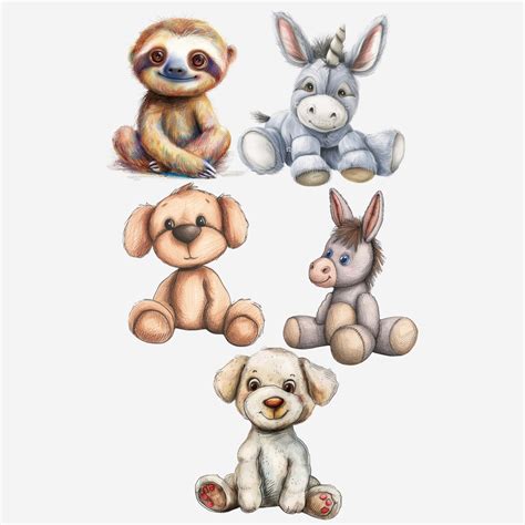 Stuffed Animals Clipart Teddy Bear Clipart Pencil Drawing Stuffed ...