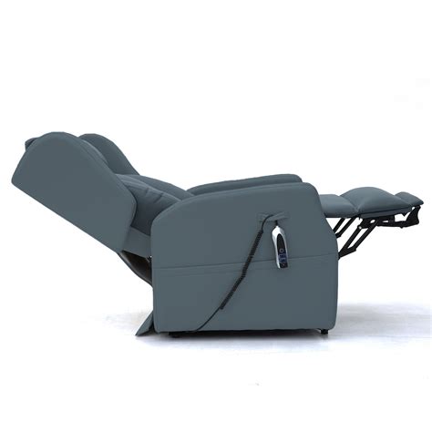 Power Lift Stand-up Recliner Armchair; dark grey - Tzora