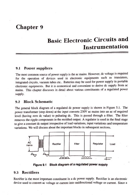 Basic Electronic Circuits and instrumentation EST 130 B - Chapter 9 ...