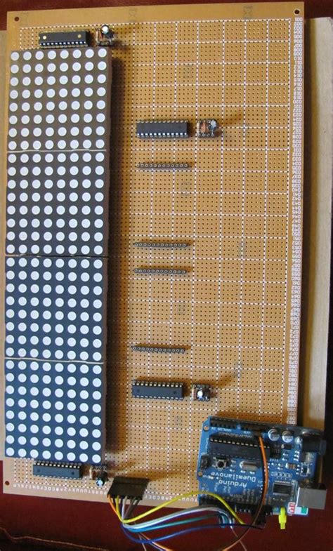 Image result for Arduino 8X32 Scrollinf Program