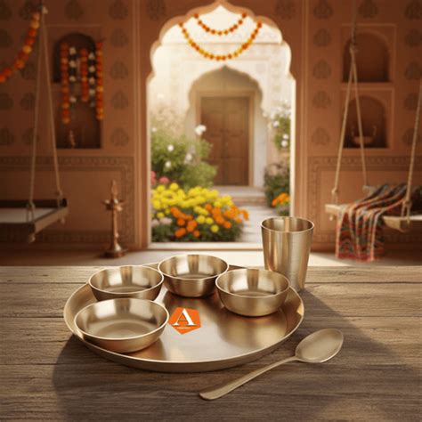 KANSA THALI SET – Adroit India