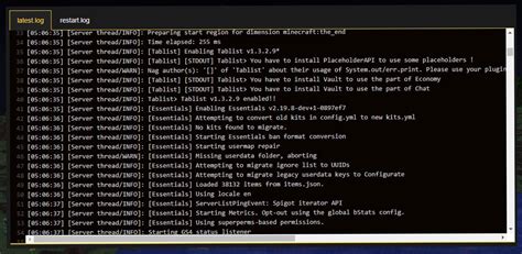 Image result for Minecraft Error Logs