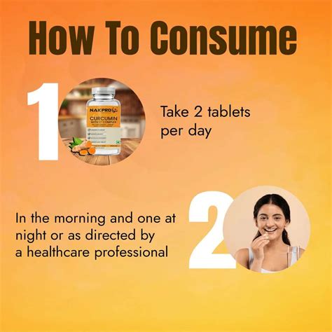 Nakpro Curcumin Tablets with Piperine & 95% Curcuminoids, Anti ...