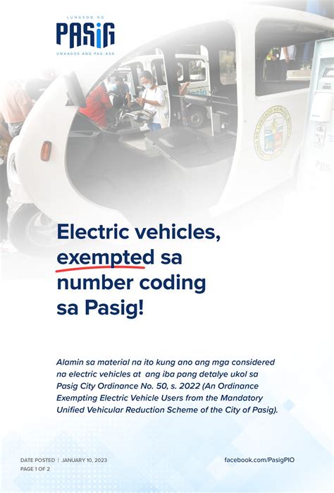 Pasig City Ordinance No. 50, s. 2022 | Pasig City