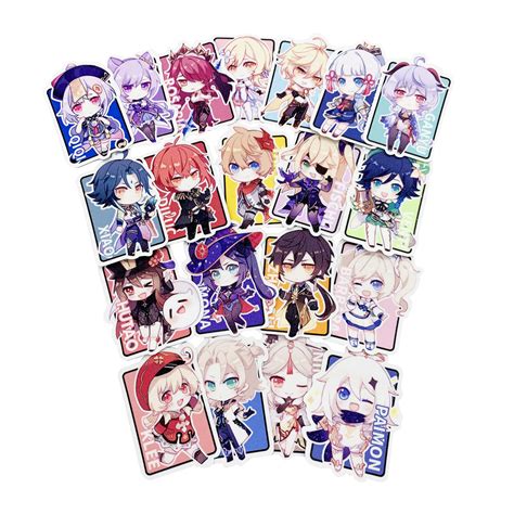 Các thiết kế đáng yêu genshin impact cute stickers cho trò chơi Genshin ...