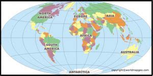 Standard World Map 的图像结果