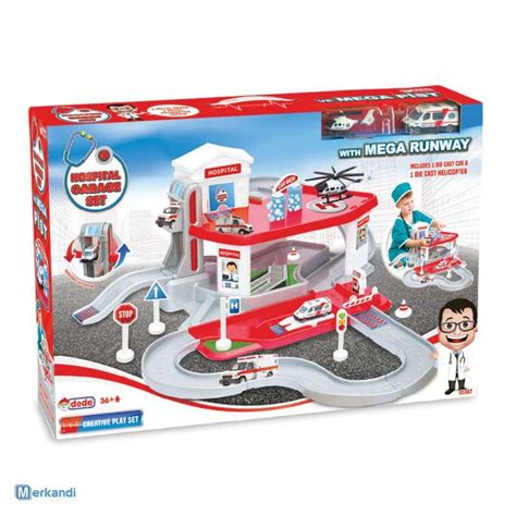 2-Storey Hospital Garage Set and Mega Track - Belgium, New - The ...