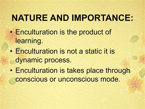Enculturation and acculturation | PPTX