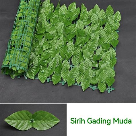 Promo 【Barang Ready 】Daun Rambat Semangka 3X1m/3X0.5m Plastik Dinding ...