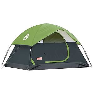 Coleman , 3 man Camping Tent with Fibreglass poles, 600 mm Water Column ...