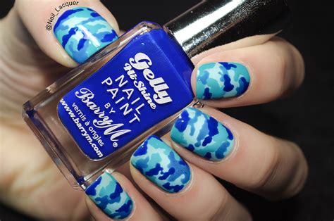 camouflage nail art tutorial