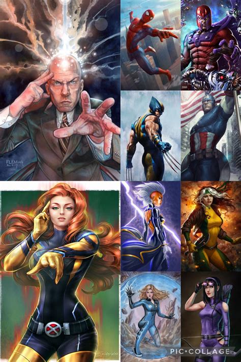 Who are your Top 5 Male and Female Marvel Characters? Mine: : r/Marvel