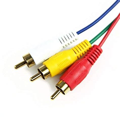 Nightwolf Nylon 5Ft 1.5M 1080P HDMI Male to 3-RCA Video Audio AV ...